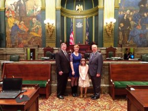 TS Advocate's family with PA governor