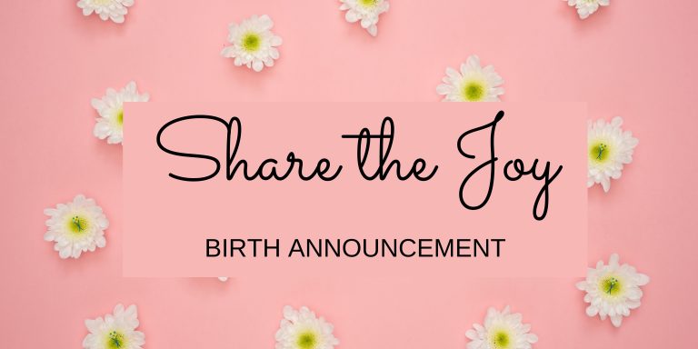 Birth Announcement